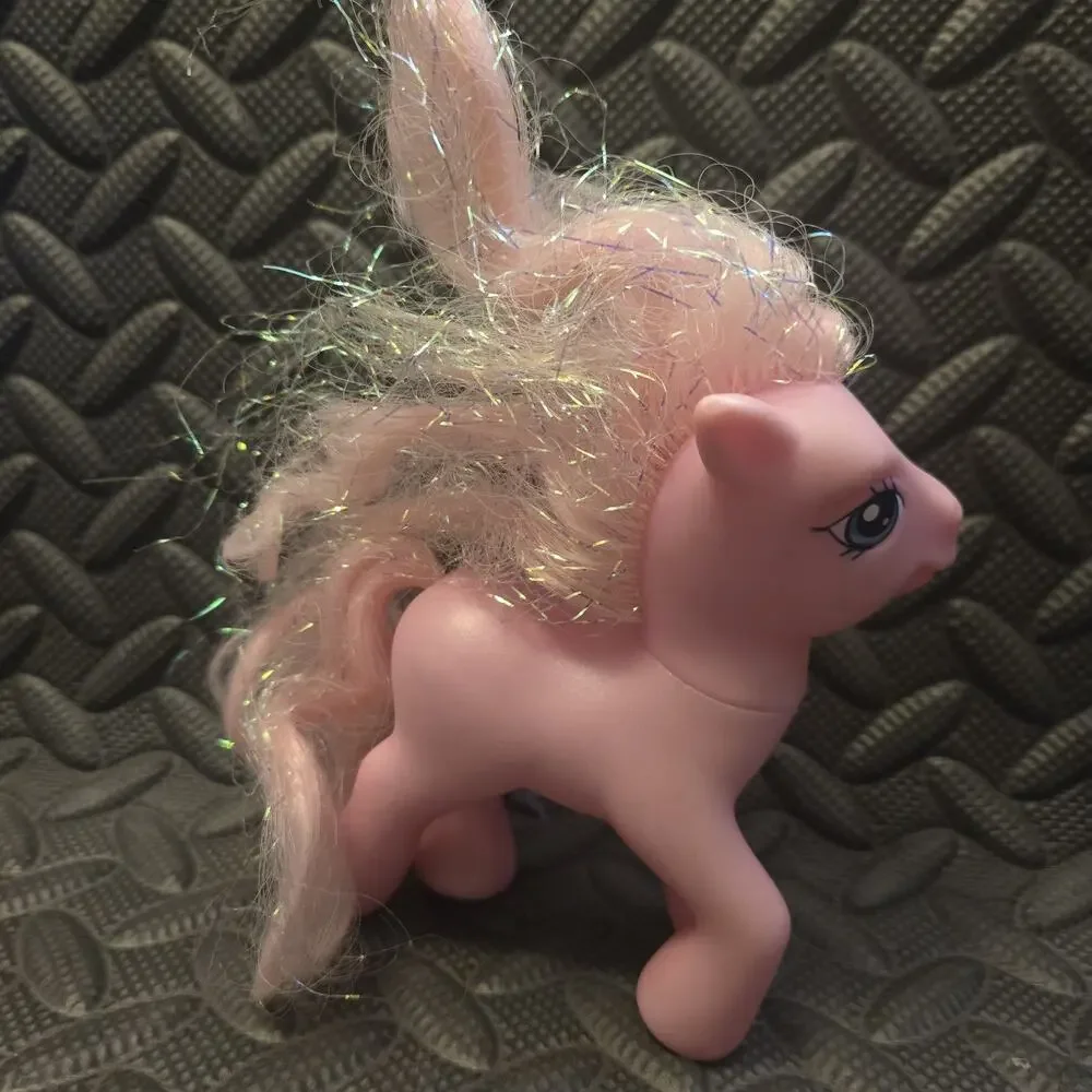My Little Pony G3 Pinkie Pie Pink Pony Tinsel Hair Balloon Cutie Mark Hasbro